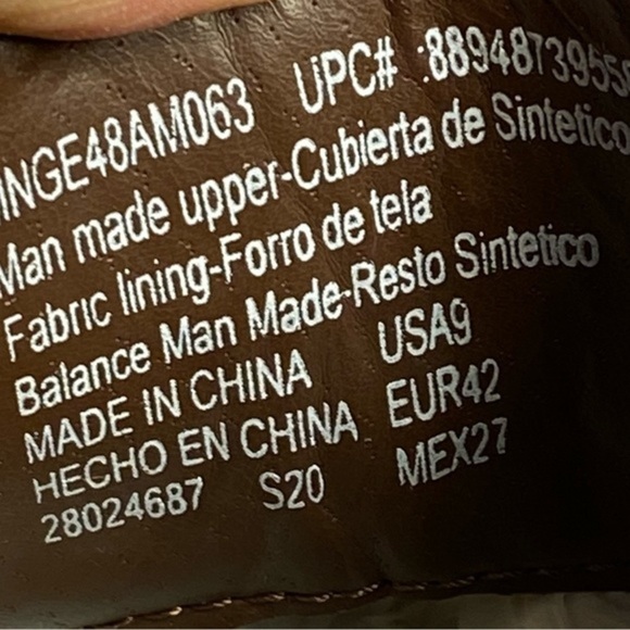 George Shoes Mens Size 9 Lace Up‎ New - Picture 7 of 7